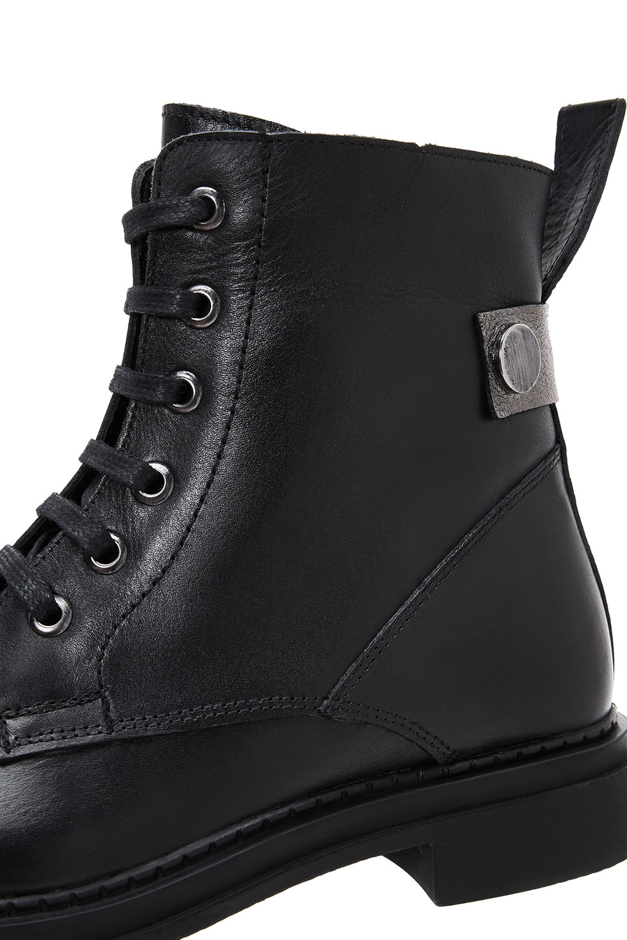 Women's Black Leather Boots