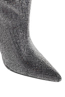 Women's Silver Thin Heeled Stone Boots | Derimod