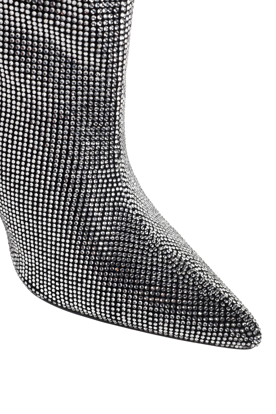 Women's Silver Thin Heeled Stone Boots