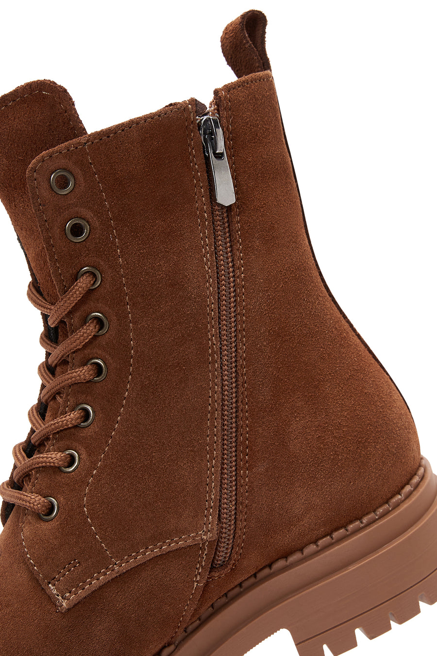 Women's Camel Suede Leather Boots