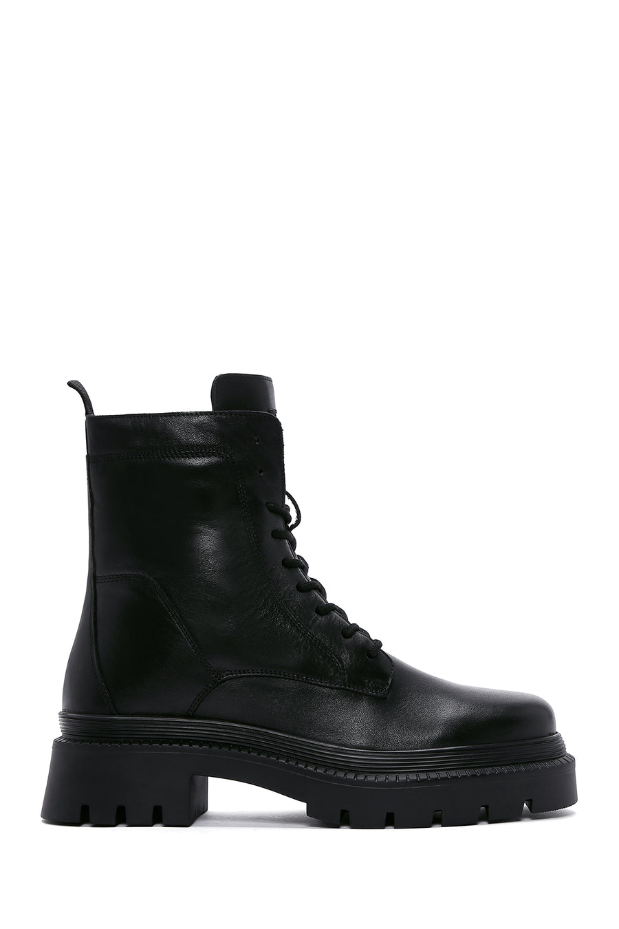 Women's Black Leather Boots 23WFD511318 | Derimod