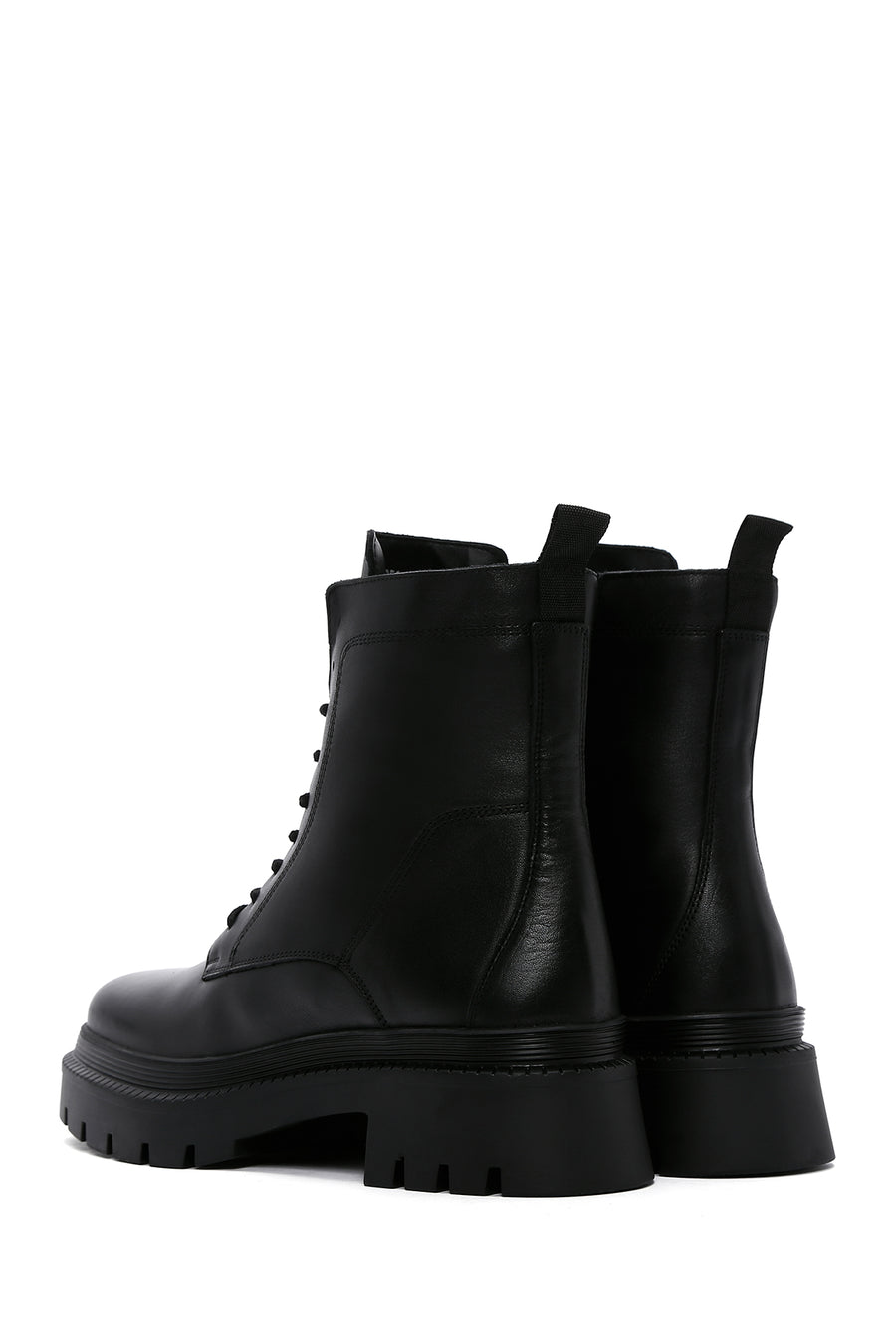 Women's Black Leather Boots