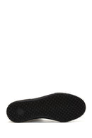 Men's Black Leather Casual Sneaker | Derimod