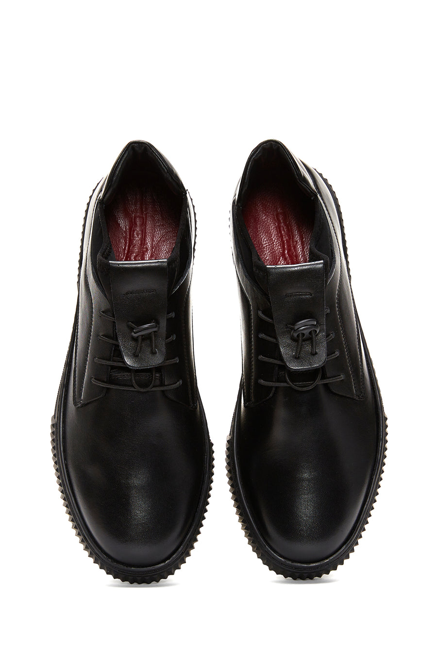 Men's Black Leather Casual Sneaker
