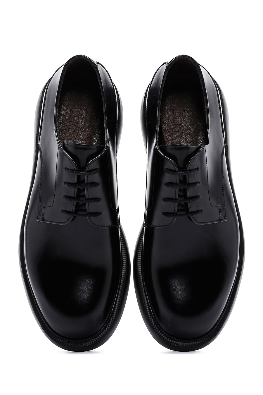Men's Black Leather Casual Shoes