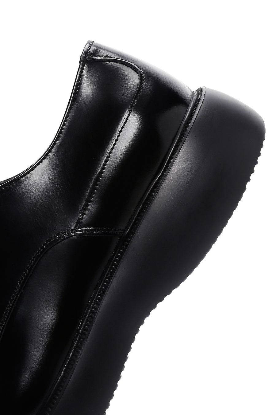 Men's Black Leather Casual Shoes
