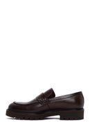 Men's Brown Leather Casual Loafer | Derimod