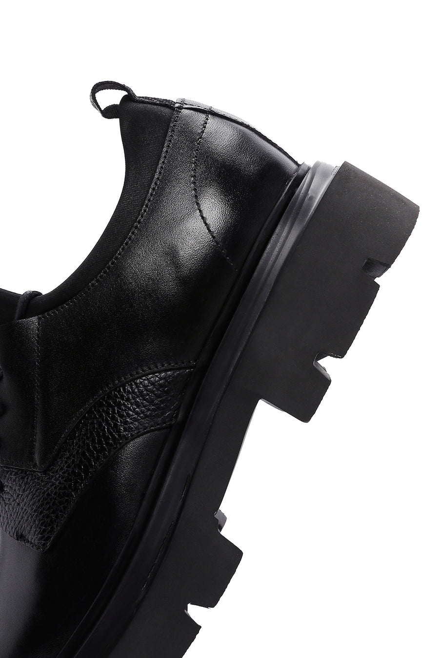 Men's Black Leather Casual Shoes