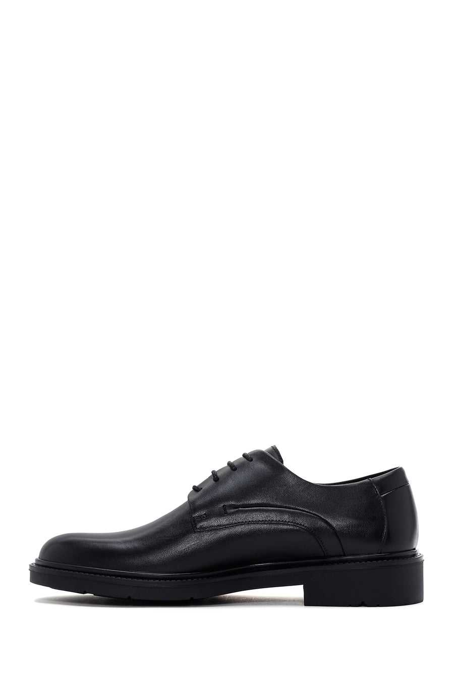 Men's Black Leather Casual Shoes