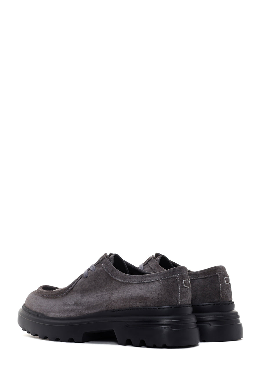Men's Gray Suede Leather Casual Shoes