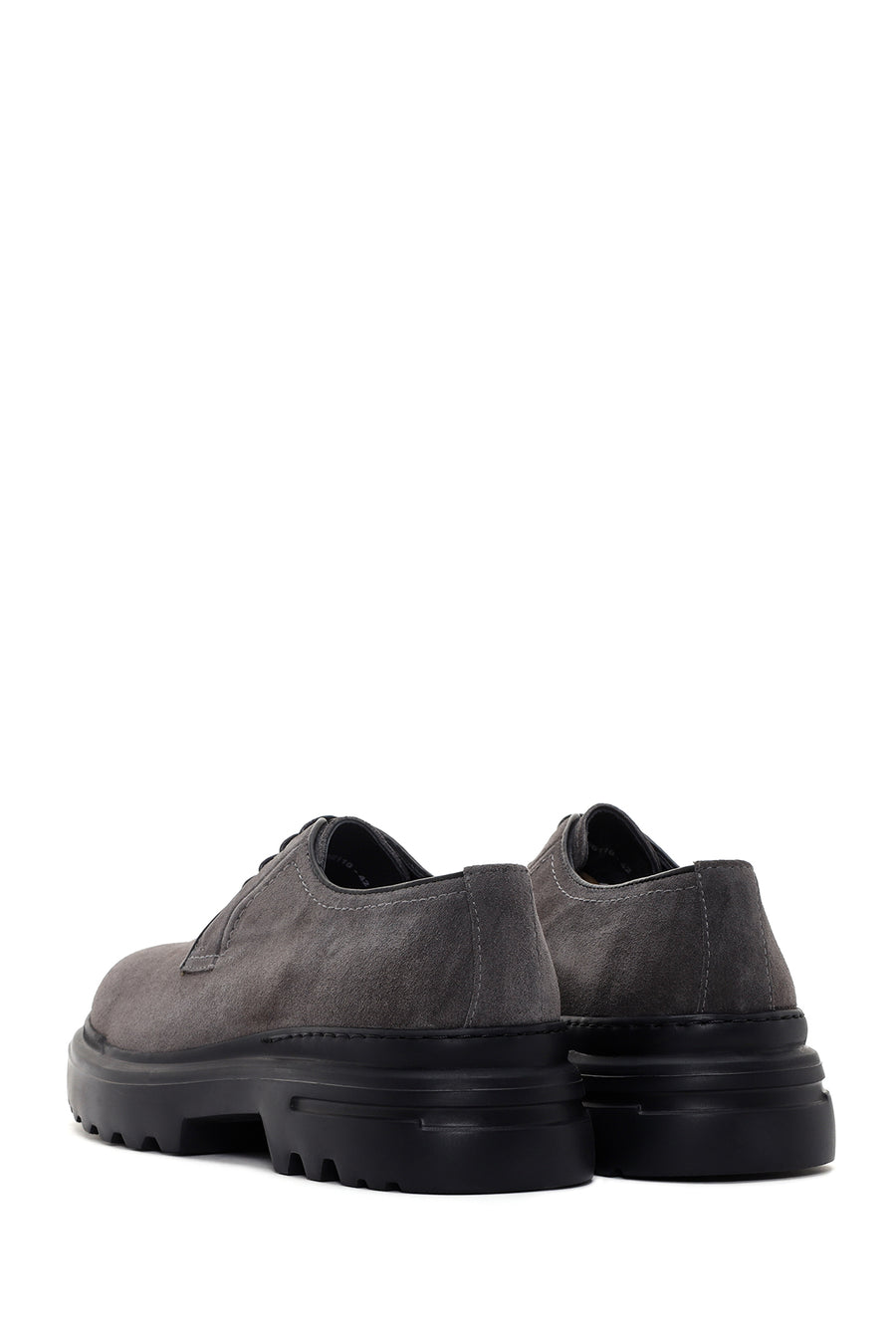 Men's Gray Suede Leather Casual Shoes