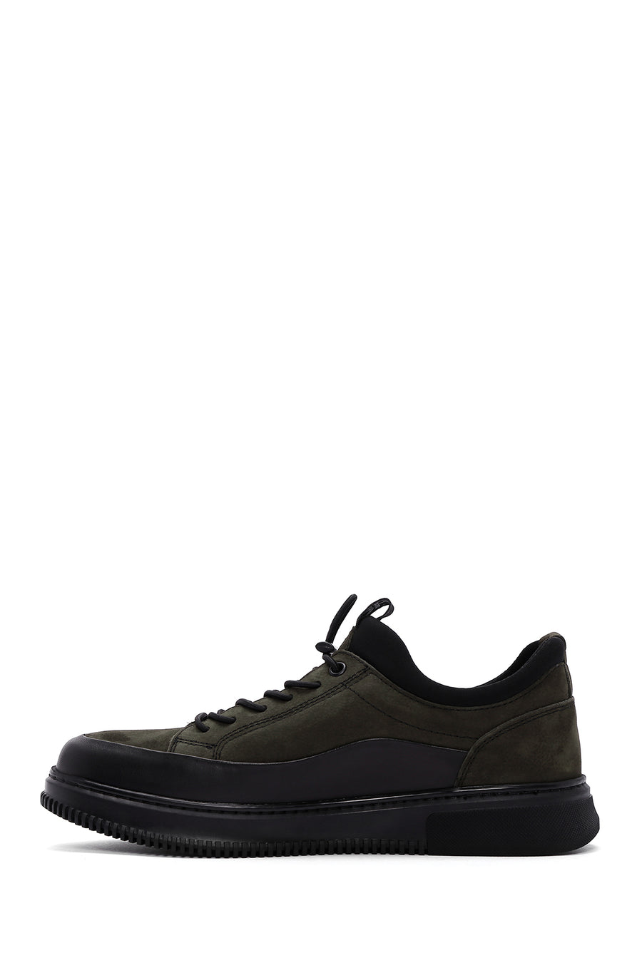 Men's Khaki Nubuck Leather Sneaker