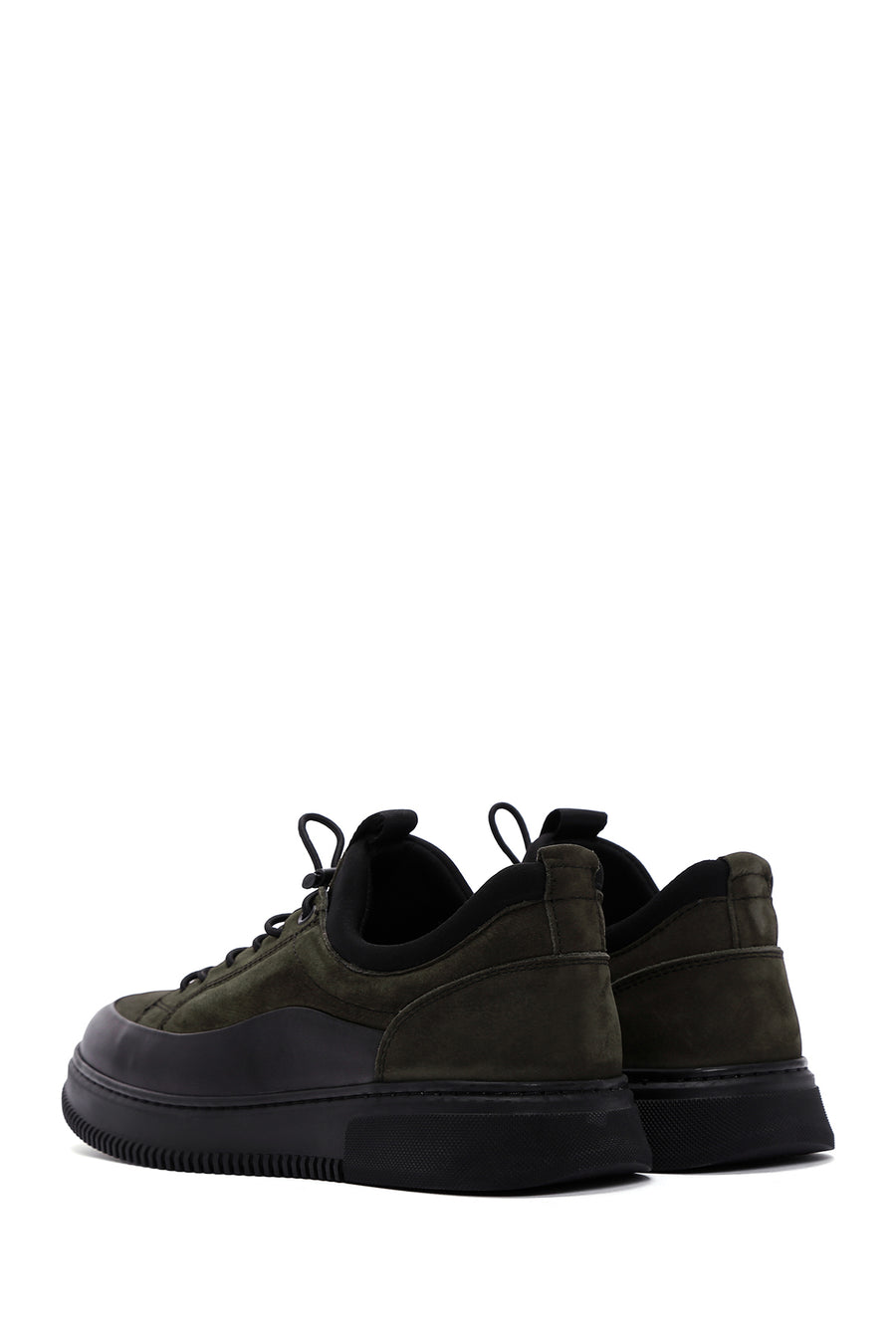 Men's Khaki Nubuck Leather Sneaker