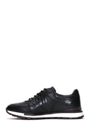 Men's Green Leather Sneaker | Derimod