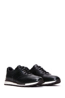 Men's Green Leather Sneaker | Derimod