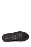 Men's Green Leather Sneaker | Derimod