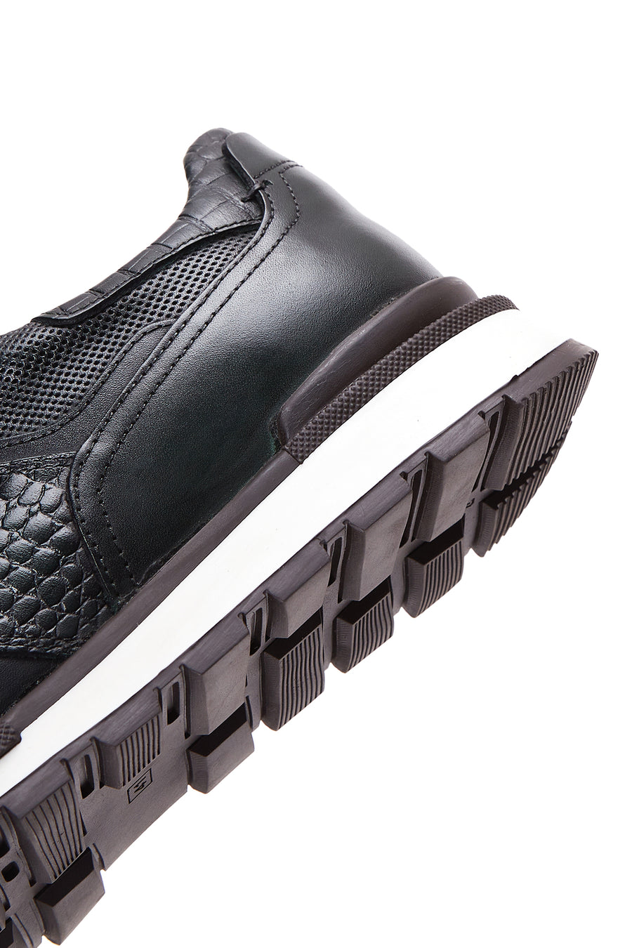 Men's Green Leather Sneaker