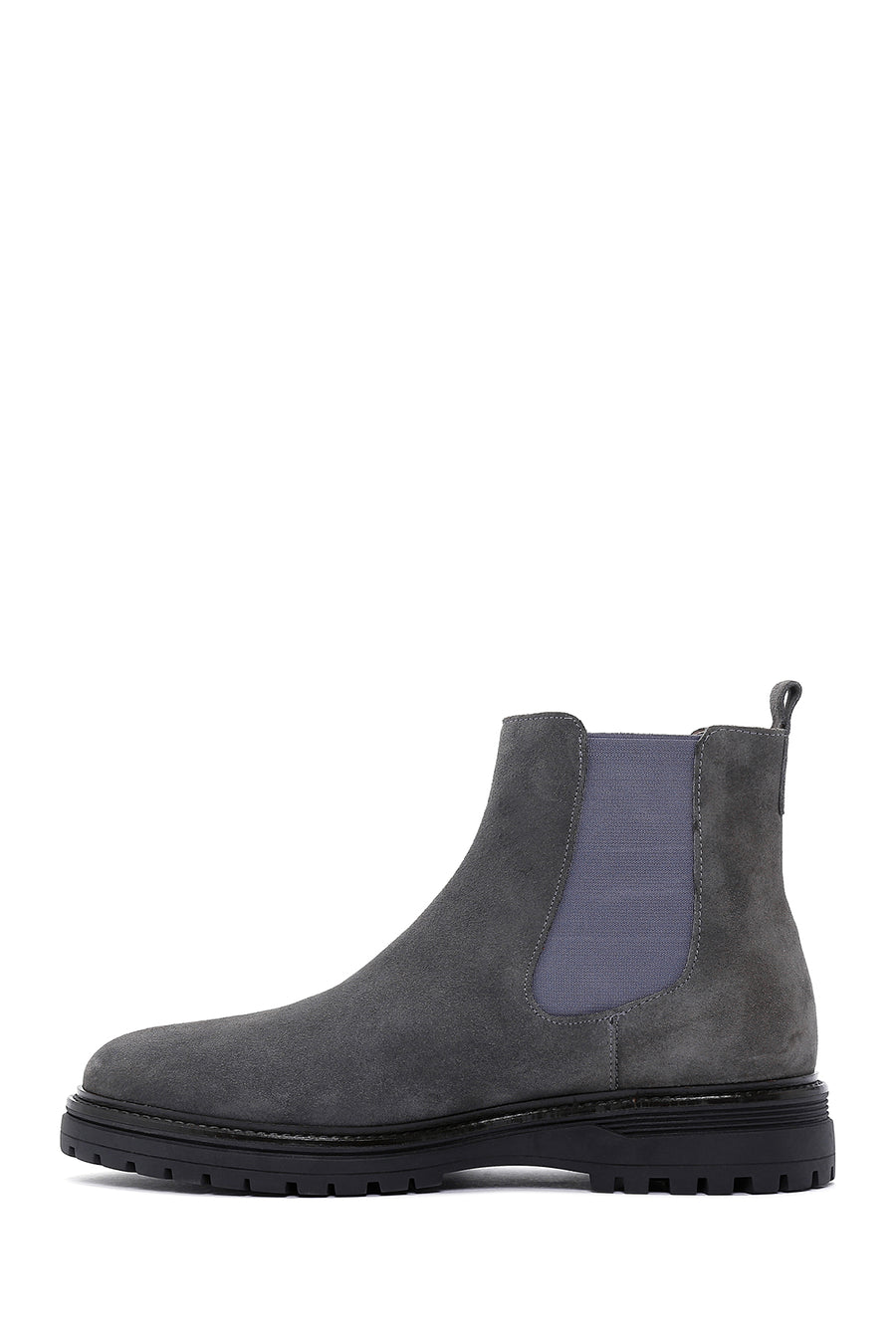 Men's Anthracite Suede Leather Chelsea Boots