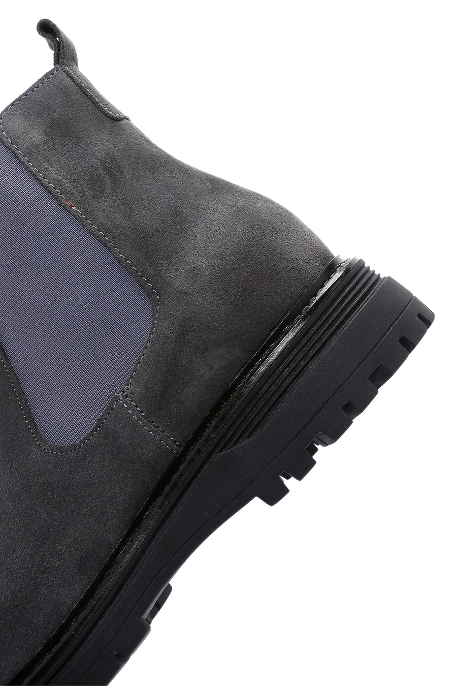 Men's Anthracite Suede Leather Chelsea Boots