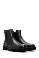 Men's Black Leather Chelsea Boots | Derimod