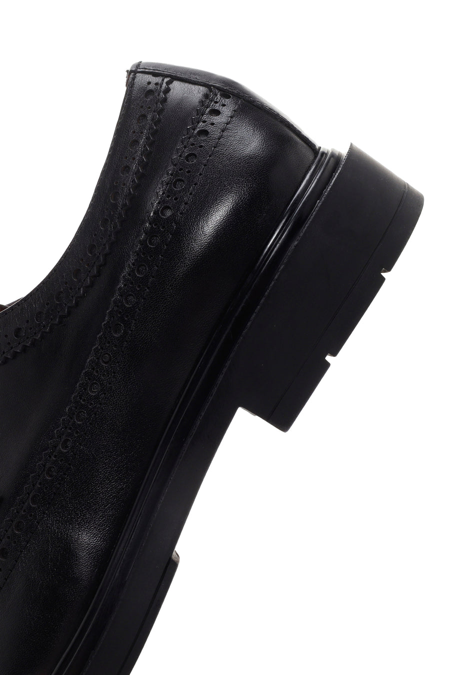 Men's Black Leather Casual Shoes