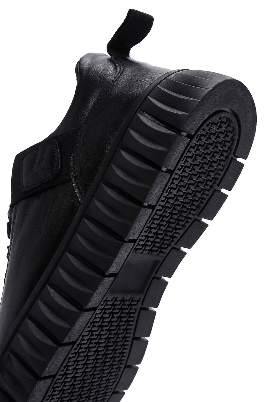 Erkek Siyah Deri Sneaker