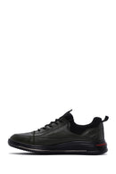 Erkek Haki Deri Sneaker | Derimod