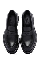 Erkek Siyah Deri Casual Loafer | Derimod