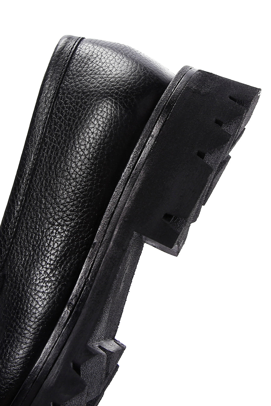 Erkek Siyah Deri Casual Loafer