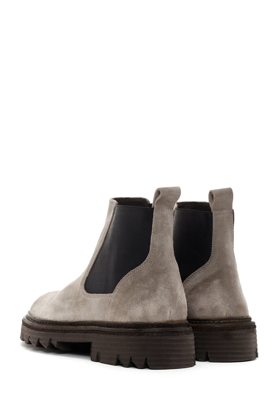 Men's Mink Casual Chelsea Leather Boots