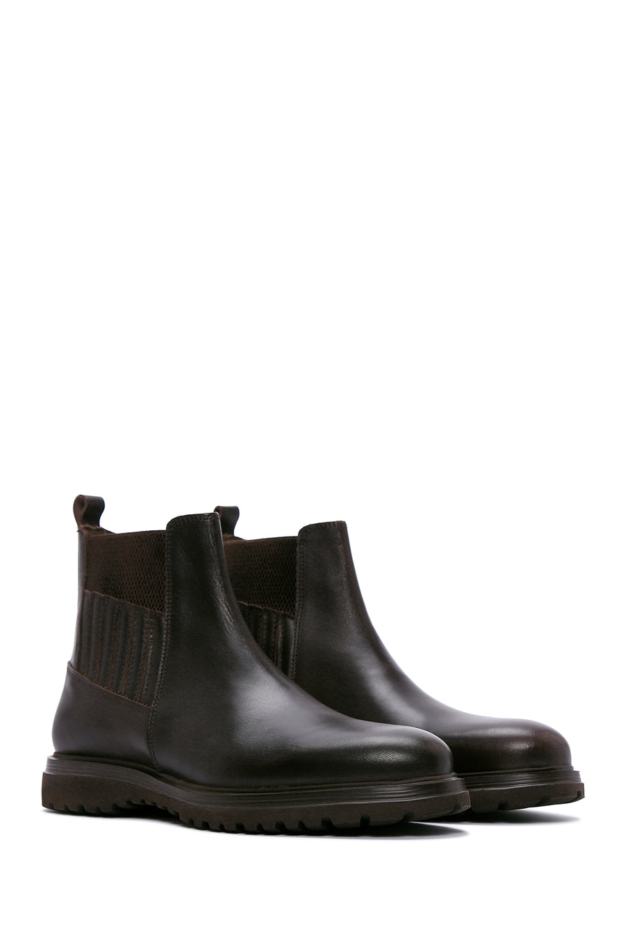 Men's Brown Leather Chelsea Boots