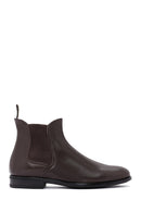 Men's Brown Leather Chelsea Boots | Derimod