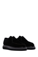 Men's Black Suede Leather Casual Shoes | Derimod
