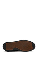 Men's Black Nubuck Leather Chelsea Ankle Boots | Derimod