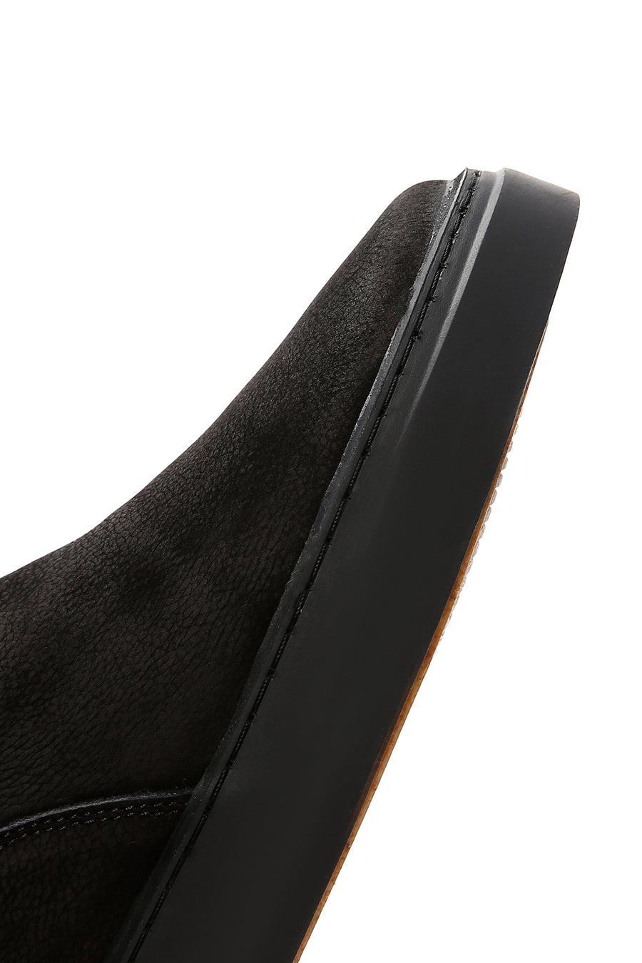 Men's Black Nubuck Leather Chelsea Ankle Boots