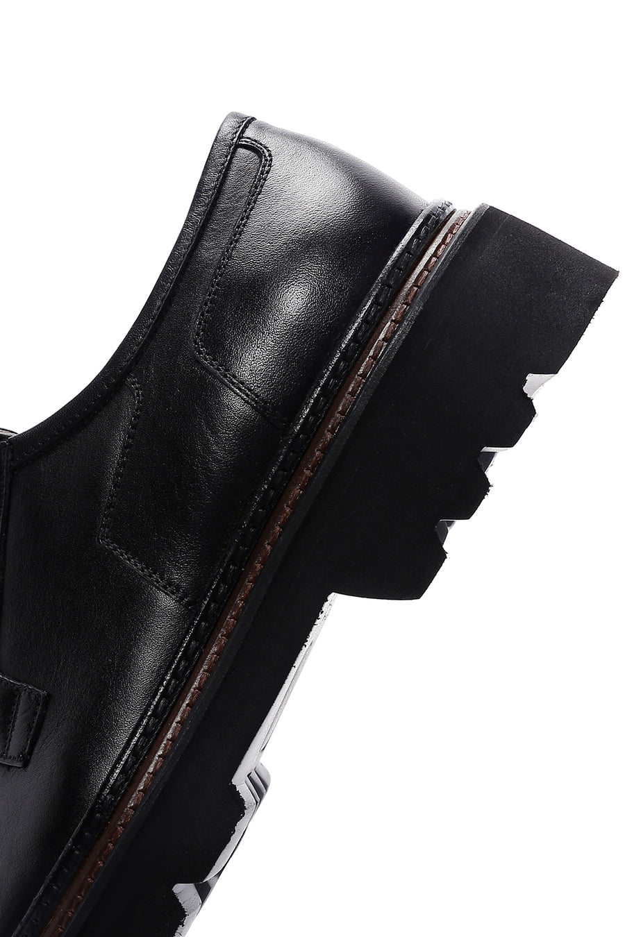 Men's Black Leather Casual Shoes