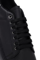 Men's Black Lace-Up Thick Sole Sneaker | Derimod