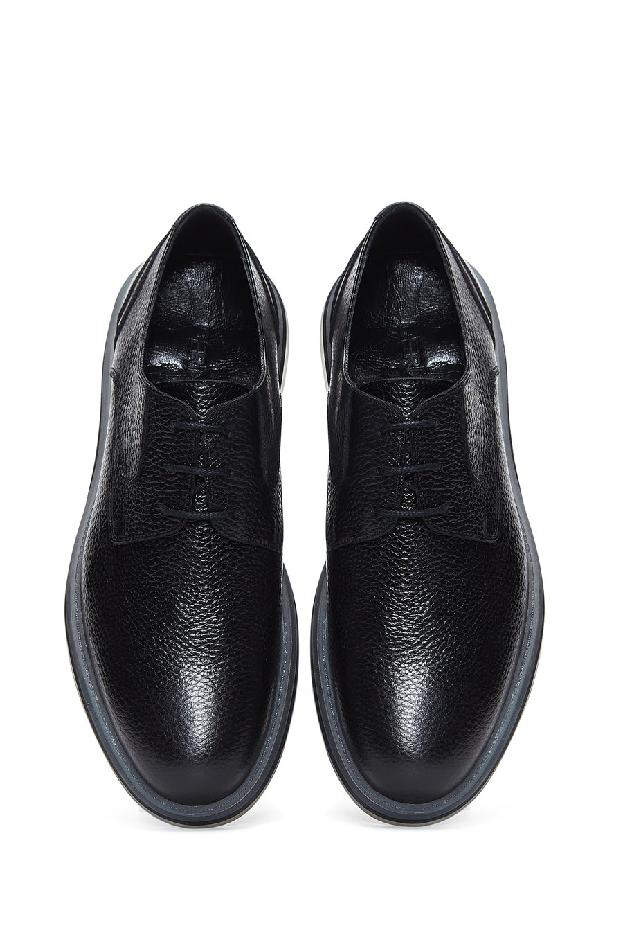 Men's Black Leather Casual Shoes