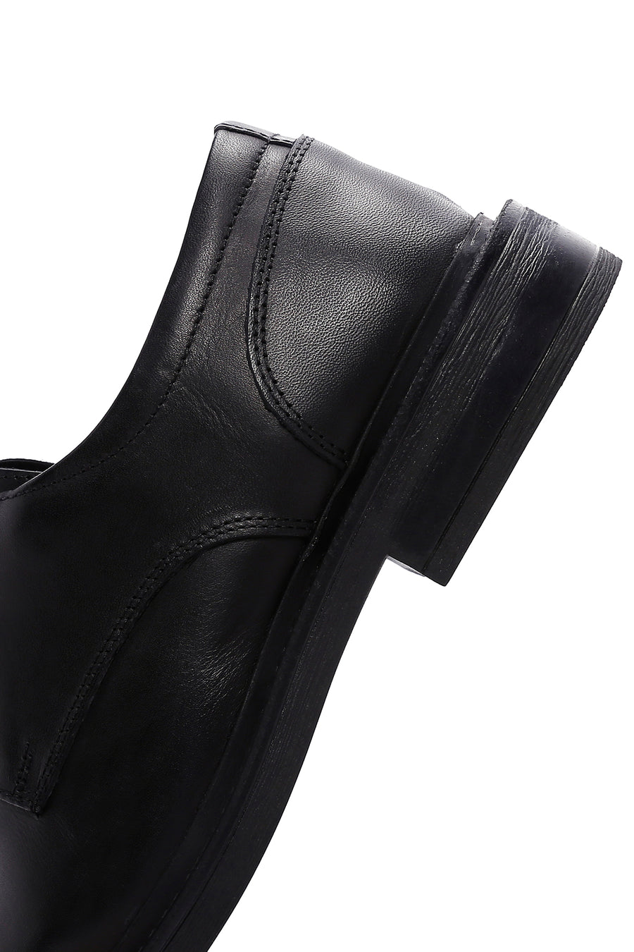 Men's Black Leather Casual Shoes