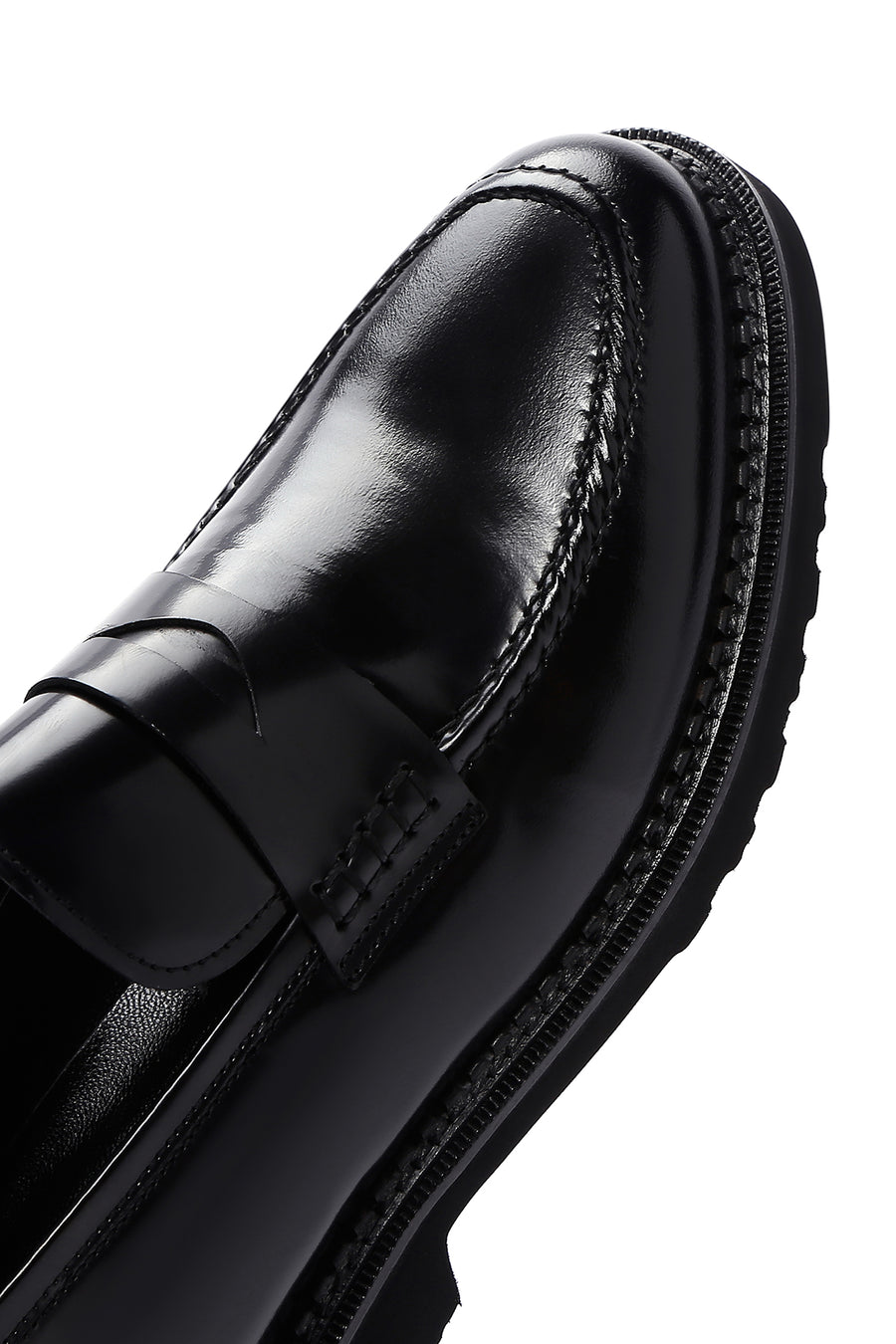 Men's Black Patent Leather Casual Loafer