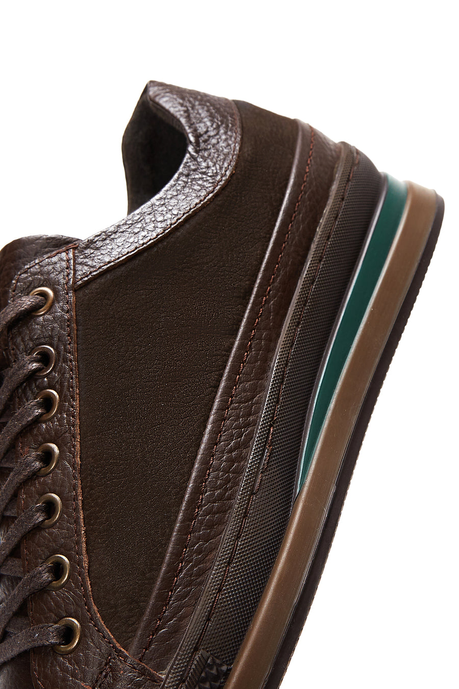 Men's Brown Leather Casual Sneaker