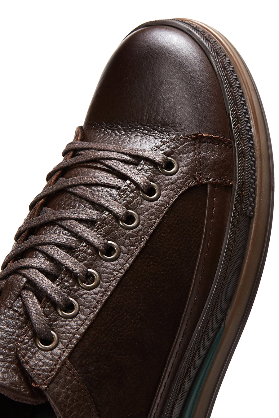 Men's Brown Leather Casual Sneaker