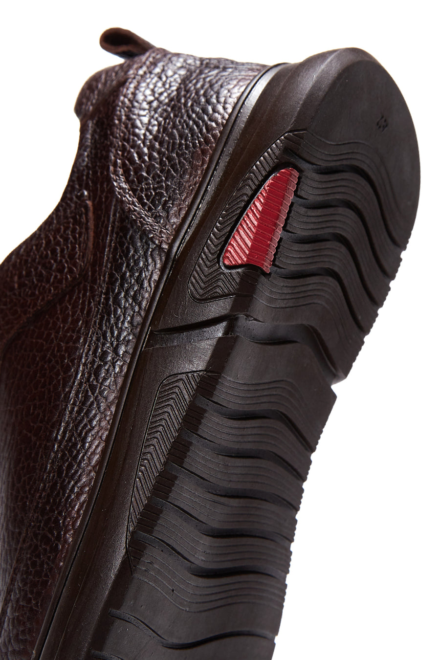 Erkek Kahverengi Deri Casual Sneaker