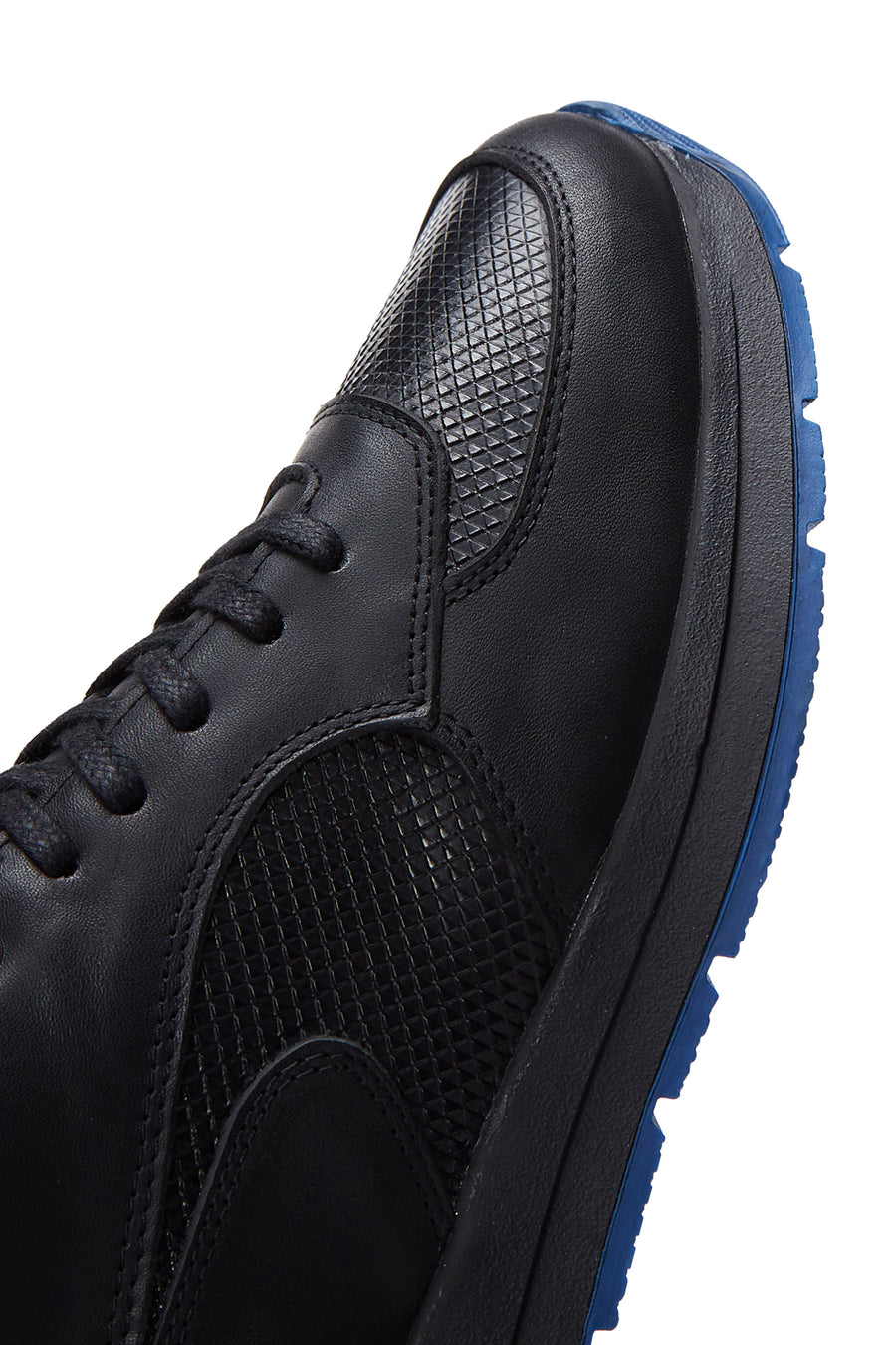 Men's Black Leather Sneaker