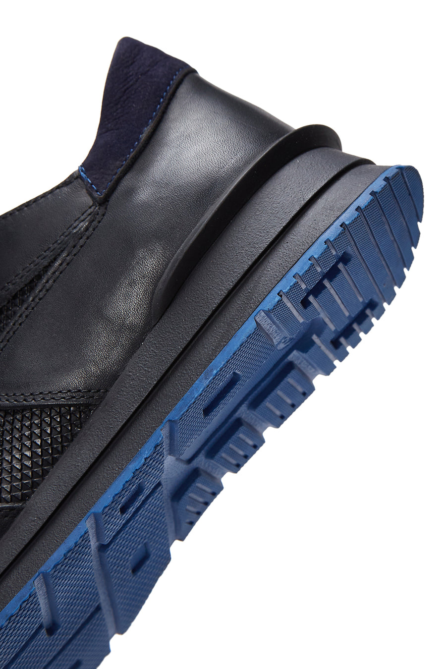 Men's Black Leather Sneaker