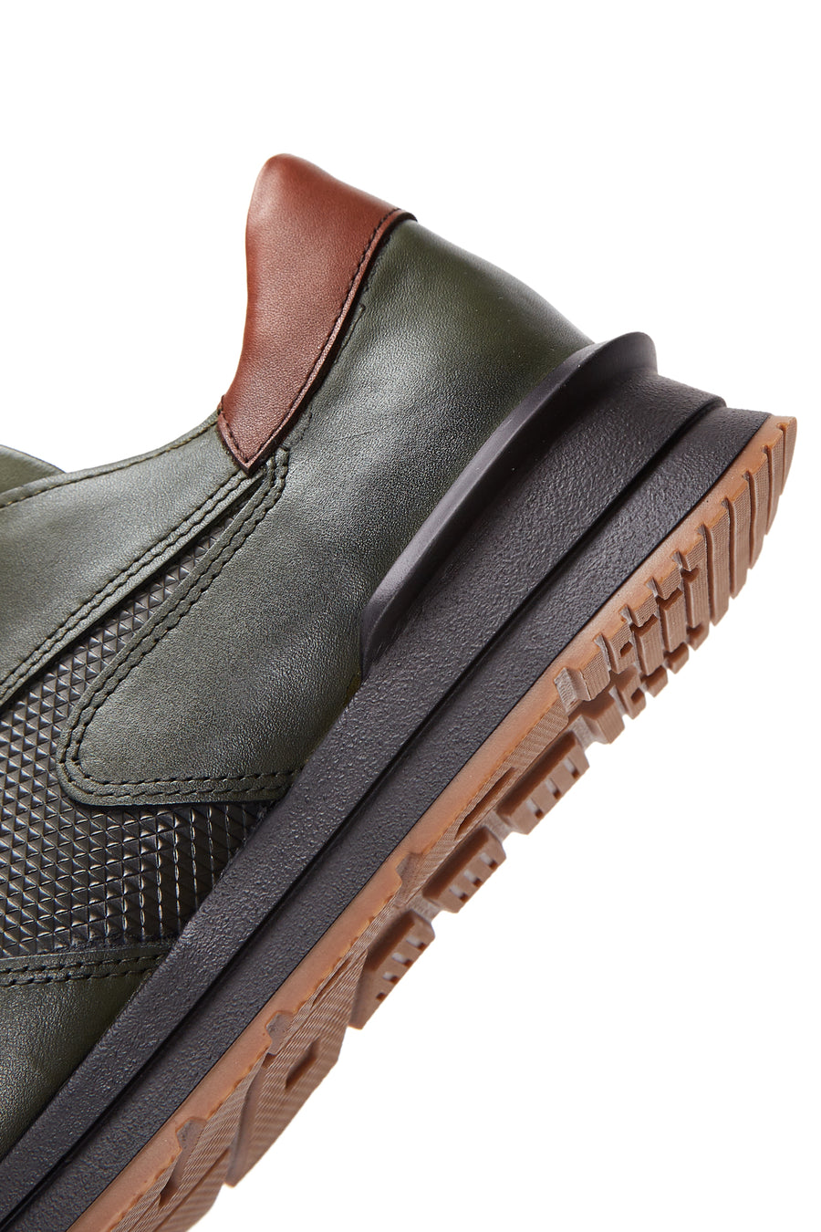 Men's Green Leather Sneaker