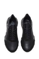 Erkek Siyah Deri Sneaker | Derimod