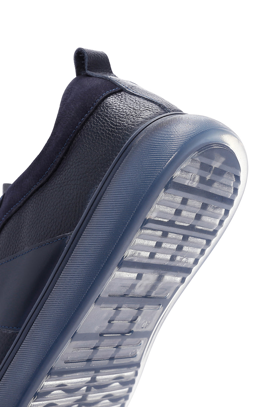 Men's Navy Blue Leather Sneaker