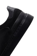 Men's Black Leather Sneaker | Derimod