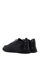 Erkek Siyah Deri Sneaker | Derimod